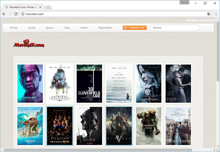 MoviesLV.com filmas online latviski