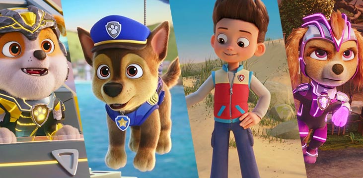 Ķepu patruļa filmas